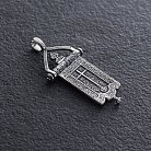 Серебряная ладанка "Божья матерь" с чернением 13602 от ювелирного магазина Оникс - 4