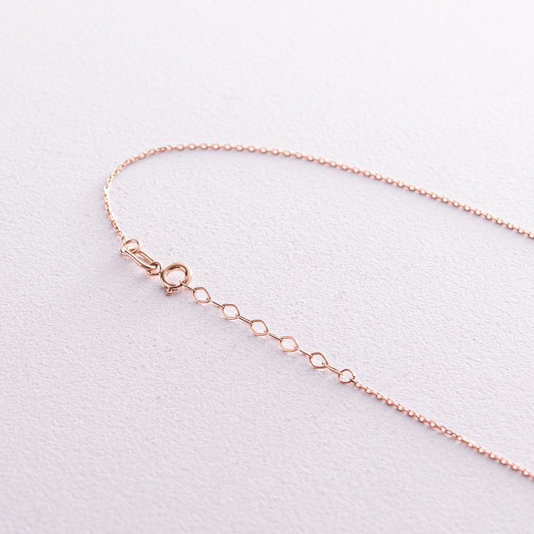 Колье "Шар" в красном золоте (0.5 см) кол01760 от ювелирного магазина Оникс - 9