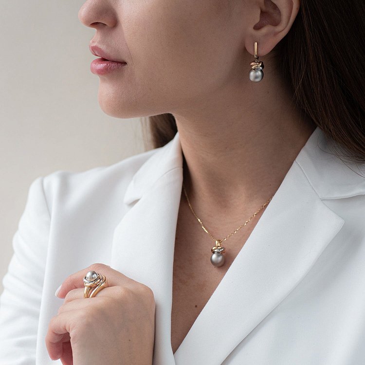 Золоті сережки "Кульки" с05595 від ювелірного магазину Онікс - 6