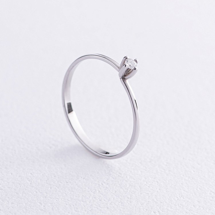 Заручальна золота каблучка з діамантом 24451121 Заручальна золота каблучка з діамантом 24451121 від ювелірного магазину Онікс