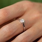 Помолвочное кольцо с бриллиантами (белое золото) 27411121 от ювелирного магазина Оникс - 1