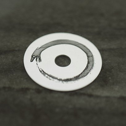 Срібний кулон "Уроборос" 132892у №3