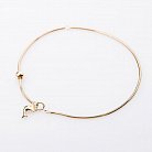 Золотой браслет на ногу "Дельфин" б00755 от ювелирного магазина Оникс