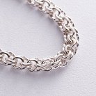 Срібний браслет плетіння Бісмарк 14161 от ювелирного магазина Оникс - 3