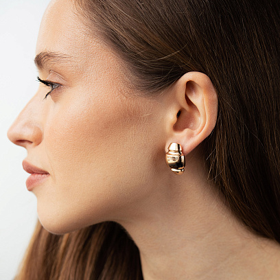 Золотые серьги "Julieta" с09676 №3