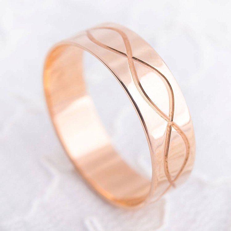 Обручальное кольцо обр000280 от ювелирного магазина Оникс