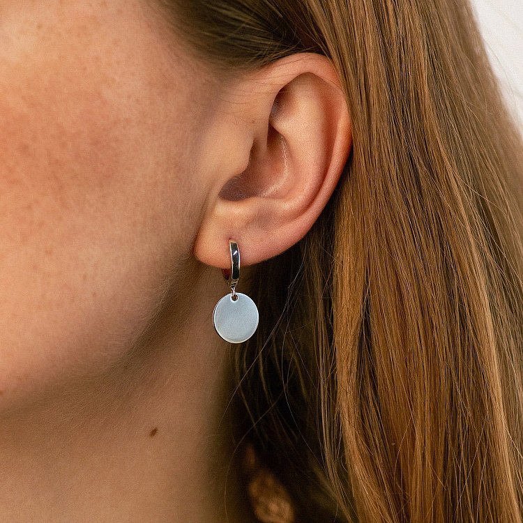 Золоті сережки Монетки с06754 від ювелірного магазину Онікс - 2