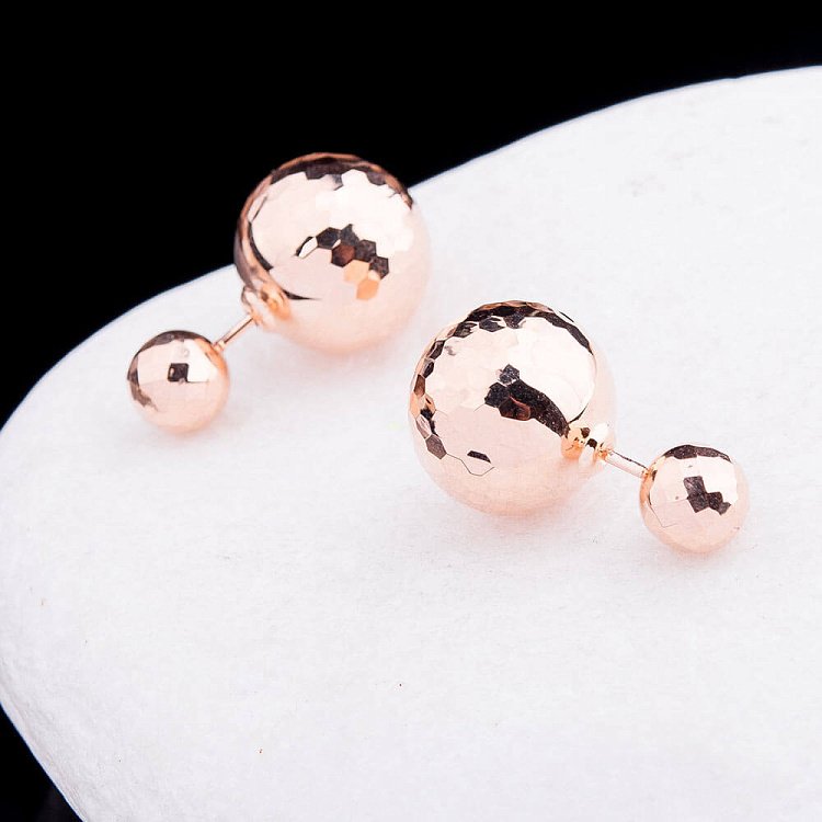 Золоті сережки "Кульки" с03933 від ювелірного магазину Онікс - 3