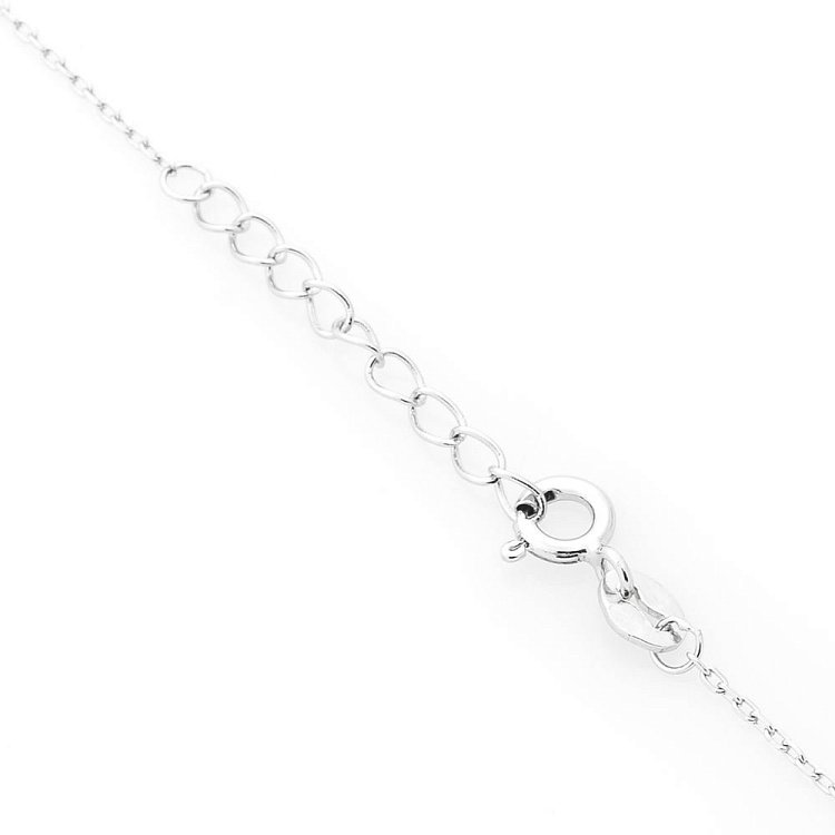 Серебряное колье "Love" 18631 - 1 Серебряное колье "Love" 18631 от ювелирного магазина Оникс - 1