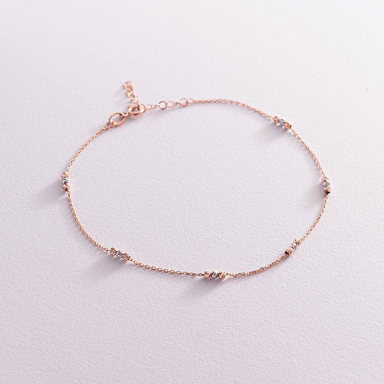 Золотий браслет на ногу б03643 від ювелірного магазину Онікс