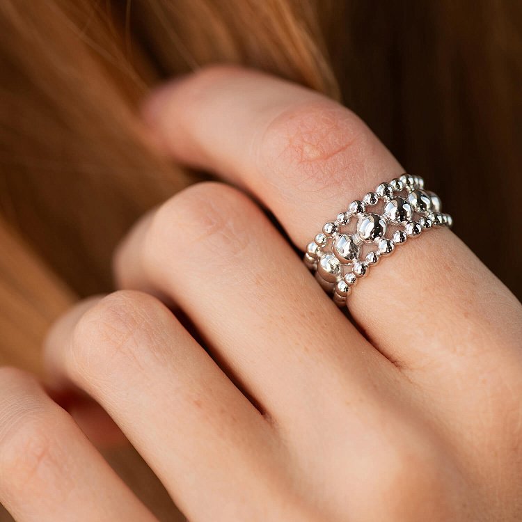 Срібна каблучка "Cindy" 5036 від ювелірного магазину Онікс - 1