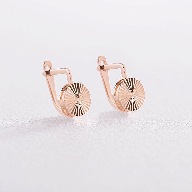 Детские золотые серьги с04576 от ювелирного магазина Оникс