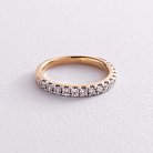 Золота каблучка з діамантами кб0382nl от ювелирного магазина Оникс - 3