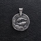 Срібний кулон "Знак зодіаку Риби" 133221риби от ювелирного магазина Оникс