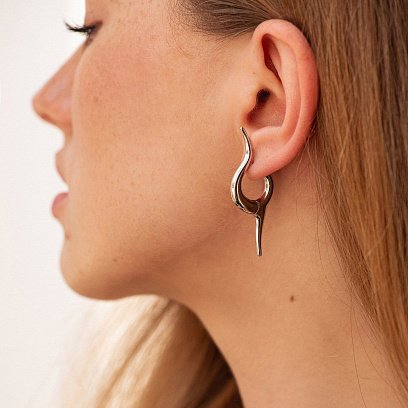 Серебряные серьги "Florence" 123391