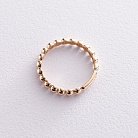 Кольцо "Шарики" в желтом золоте к07229 от ювелирного магазина Оникс - 4
