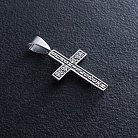 Срібний хрест "Розп'яття. Спаси і Збережи" кду-12 от ювелирного магазина Оникс - 6
