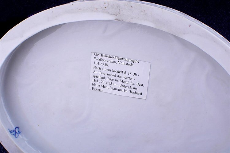 Статуэтка из фарфора (Richard Eckert, Volkstedt) стат2 от ювелирного магазина Оникс - 3