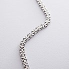 Мужской серебряный браслет (Евро 0.7 см) рс216915 от ювелирного магазина Оникс - 2