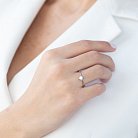 Помолвочное кольцо в белом золоте (бриллиант) кб0190lg от ювелирного магазина Оникс - 3