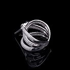 Срібний перстень з фіанітами 111768 от ювелирного магазина Оникс - 3