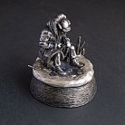 Серебряная фигура "Рыбак" ручной работы 23134 от ювелирного магазина Оникс - 3
