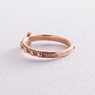 Золотое католическое кольцо "Розарий" к01655 от ювелирного магазина Оникс - 2