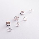 Серебряная серьга - каффа 123017 от ювелирного магазина Оникс - 6
