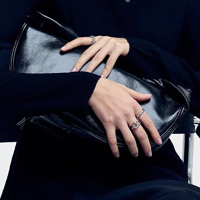 Срібна каблучка "Геометрія" 1548 №9