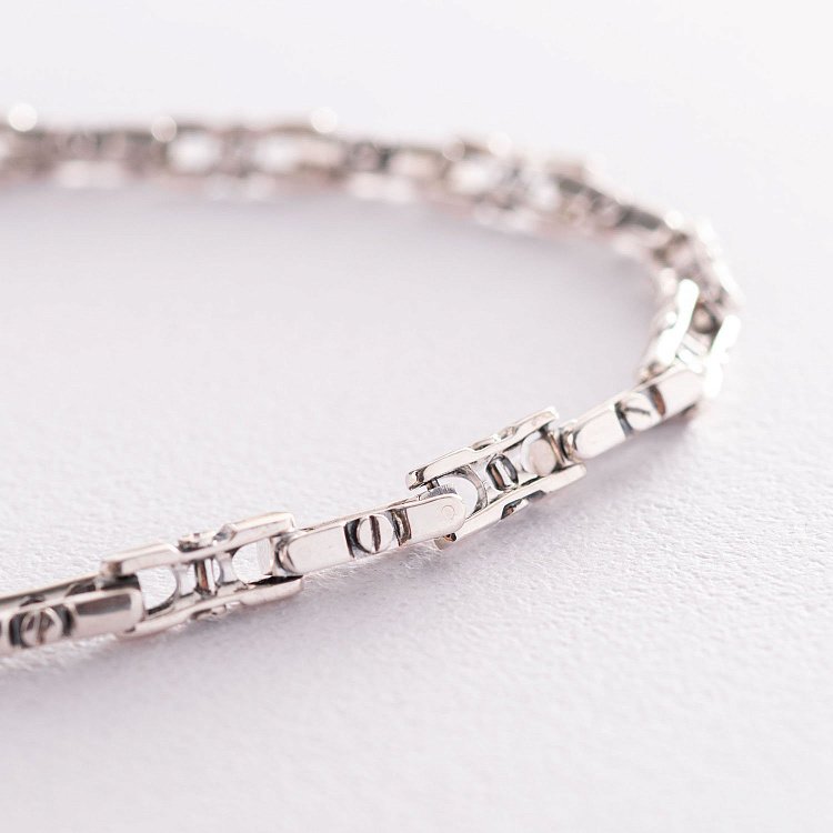 Чоловічий срібний ланцюжок Ц0014чd від ювелірного магазину Онікс - 2