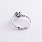 Золотое кольцо "Сердечко" с бриллиантами кб0484nl от ювелирного магазина Оникс - 4