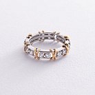 Серебряное кольцо "Эбигейл" с фианитами 8350 от ювелирного магазина Оникс - 2