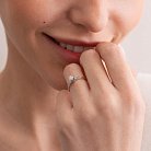 Помолвочное золотое кольцо с бриллиантом 24331121 от ювелирного магазина Оникс - 4