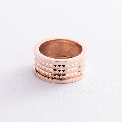 Каблучка "Gina" у червоному золоті к07569 №3