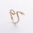 Кольцо "Змея" в желтом золоте к07994 от ювелирного магазина Оникс