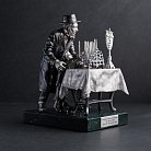 Серебряная фигура "Еврейская суббота" ручной работы 23116 от ювелирного магазина Оникс - 2