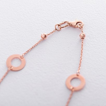 Браслет из красного золота б04211 №3