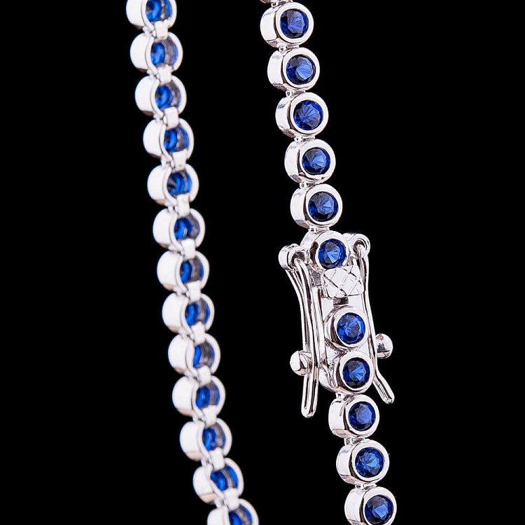 Срібний браслет з фіанітами 14887 від ювелірного магазину Онікс - 3