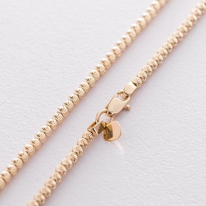 Золотий кульковий ланцюжок ц00303 №2