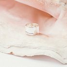 Серебряное кольцо с гравировкой "Together forever" 112143ф от ювелирного магазина Оникс - 4