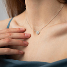 Золотое колье "Клевер" (бриллианты) колб0164ca от ювелирного магазина Оникс - 1