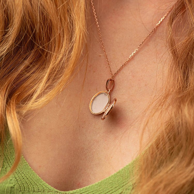 Золотий кулон для фотографії п00864 від ювелірного магазину Онікс - 5