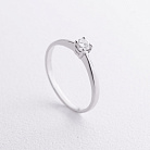 Заручальна золота каблучка з діамантом 101-10021(3.4)б от ювелирного магазина Оникс