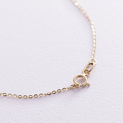 Кольє "Хрестик" в жовтому золоті кол01704 №5