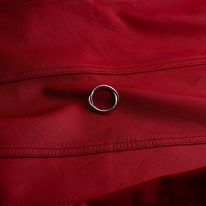 Серебряное кольцо "Орбита" 112778 №11