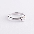 Помолвочное золотое кольцо с бриллиантом 220431121 от ювелирного магазина Оникс - 2