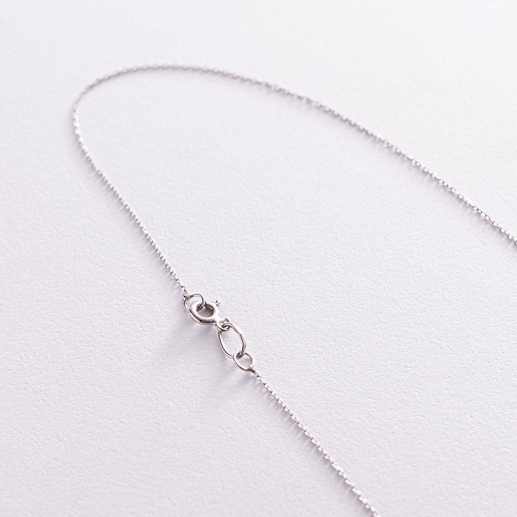 Золотое колье "Сердечко" с фианитом кол02138 от ювелирного магазина Оникс - 5