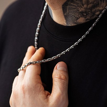 Мужская золотая цепочка ц00535 №5