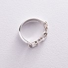 Серебряное кольцо "Цепочка" 112679 от ювелирного магазина Оникс - 2