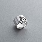 Широкое серебряное кольцо БДСМ 112648 от ювелирного магазина Оникс - 7